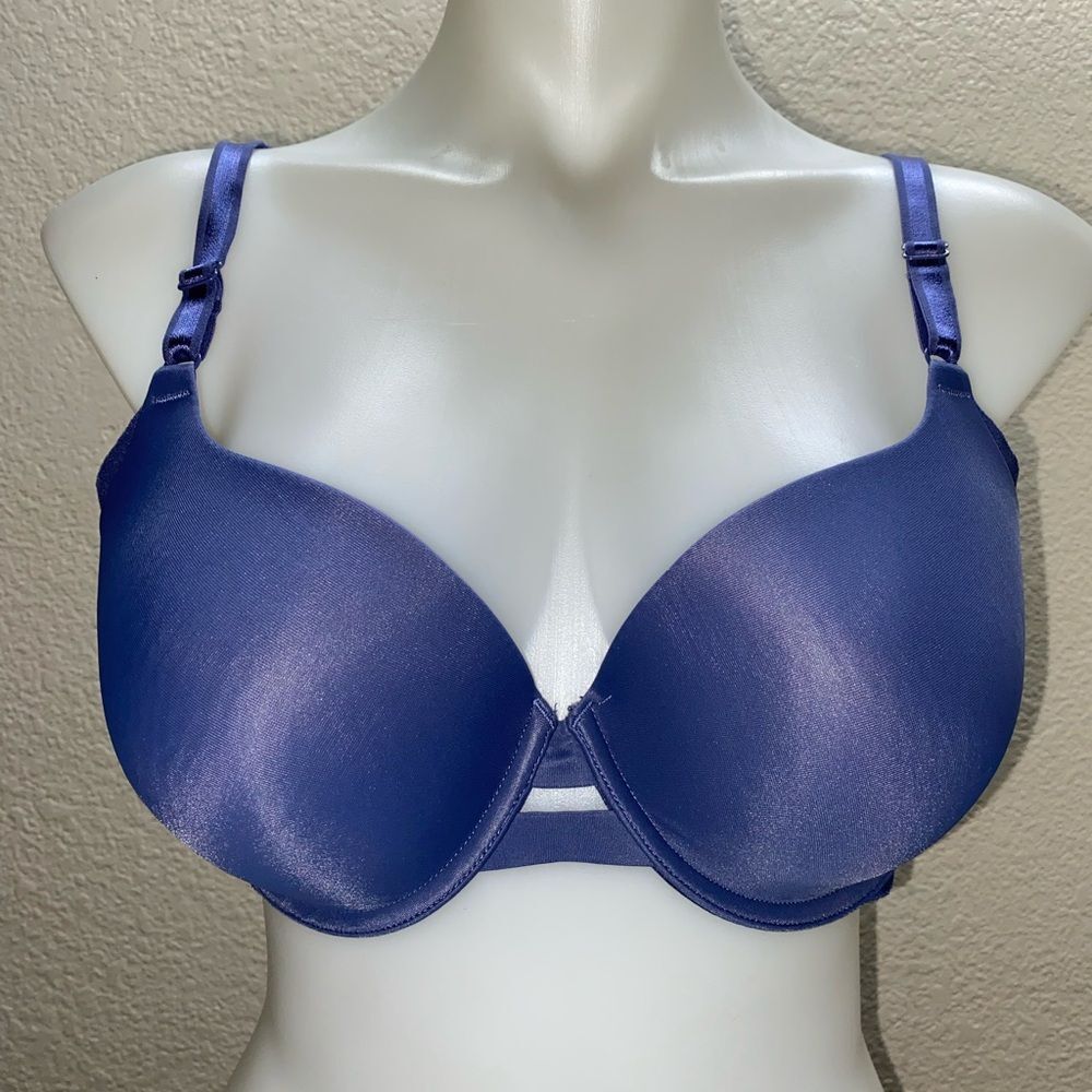 ^Warner's 38B underwire padded classic bra purple